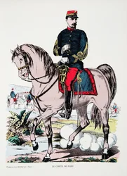 パリ伯爵（『Histoire de la Troisieme Republique』第1巻「政治史」より） 1933年発行（カラーリトグラフ