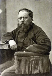 ピエール・ジョセフ・プルドン（1809～1865）。フランスの社会主義理論家で、アナーキズムの先駆者。