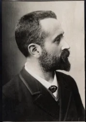 フランスの警察官でバイオメトリクスの研究者であるアルフォンスベルティヨン（1853-1914）の肖像。