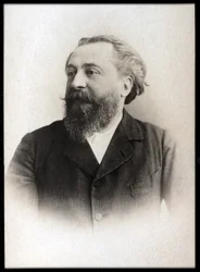 フランスの詩人、カトゥル・メンデス（1841〜1909）の肖像。