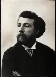 フランスの詩人であり劇作家であるエドゥアールパイヨン（1834-1899）の肖像。