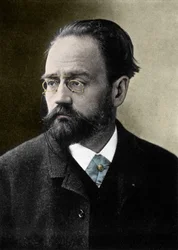 エミール・ゾラ（1840-1902）フランスの作家の肖像。