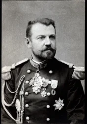 フランスの将軍、アンリジョセフブルジェール（1841-1918）の肖像。