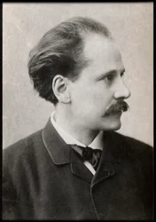 フランスの作曲家ジュールマセネ（1842-1912）の肖像。