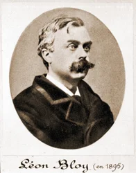 フランスの作家、レオン・ブロイ（1846 - 1917）の肖像。1895