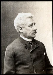 フランスの指揮者および作曲家であるオリヴィエメトラ（1830〜1889年）の肖像。