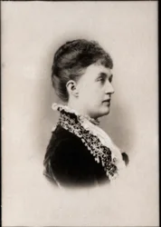 ルクセンブルク大公爵夫人、アンハルトデッサウ（1833-1916）のアデルハイド王女の肖像。
