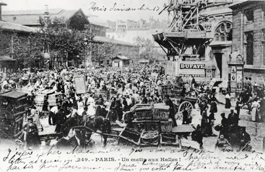 1914年以前のパリ、レアールのポストカード
