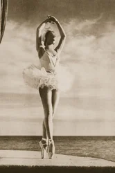 グランドバレエドモンテカルロ作、1949年（写真グラビア）、白鳥の湖のロゼッラハイタワー