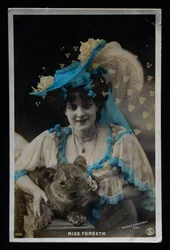 タマー・ミス・フォーゲス 1910年頃 ポストカード フランス 20世紀