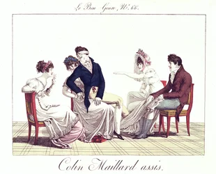コリン・メイラードのゲーム（ブラインド・マン・バフ）、1810-20年