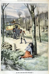 家族に捨てられたジプシーの少女-1903年3月15日の「Le Petite Parisien」に掲載されている。