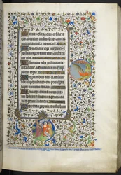 Ms 18850 f.42r Book of Hours (The Bedford Hours) c.1410-30 を追加 (ベラム紙にインク、色、金)