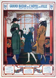 グランドバザールドゥロテルドゥヴィルの広告、1919年冬