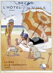 バザール・オテル・ド・ヴィル」の広告。