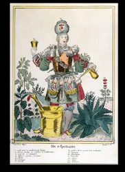薬剤師（カラー彫刻）