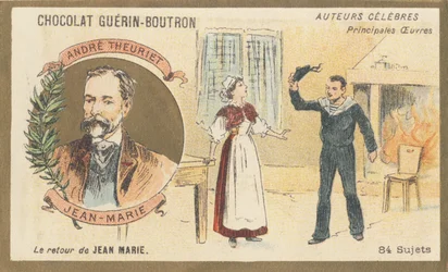 アンドレ・トゥーリエ（1833-1907）、フランスの詩人、小説家、劇作家、「ジャン＝マリー」の作者、ドラマ（1872）