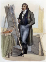 新古典主義の画家、アントワーヌ・ジャン・グロ（1771-1835） - パリのメネシェ社の「Le Plutarque francais」に掲載。