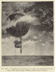 1900年6月17日、サン・ルイ号の登頂（18時間、うち7時間はひどい暴風雨だった