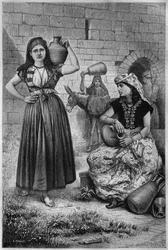井戸のそば、ヒラム、Louis Charles Emile Lortet著『La Syrie d