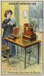 ボードーの印刷電信機（クロモリ写真