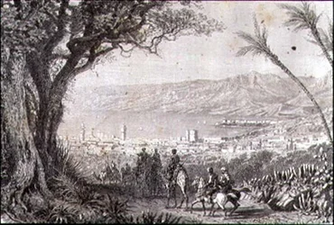 1860年代のベイルート(エングレービング)