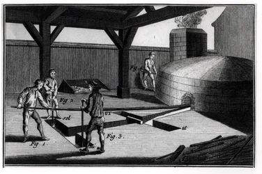 ベル作り、デニス・ディドロによる百科事典より（1713-84）1751-72