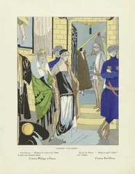 キャバレー・コーカシアン...、アール・グー・ボーテより、1920年代発行（ステンシルプリント）