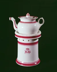 オノレドゥバルザック（1799-1850）（磁器）に属するカフェティエール