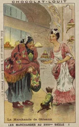 ケーキ売り、18世紀