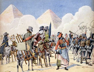 エジプト遠征（1798-1801年）：ナポレオン・ボナパルト指揮下のエジプト駐留フランス軍：軍に従う芸術家たち