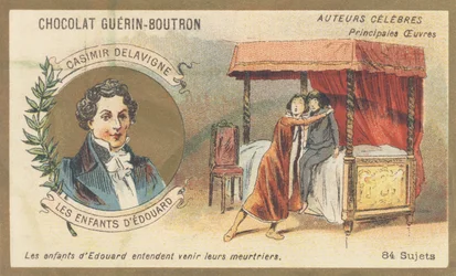 Casimir Delavigne (1793-1843) フランスの詩人・劇作家、3幕からなる悲劇「Les enfants d