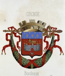 ボルドー市の紋章 - パリのH. Traversier著「Armorial National de France」に掲載されています。