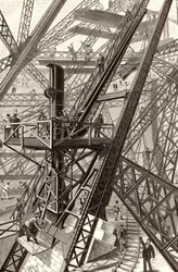 エッフェル塔、パリの建設