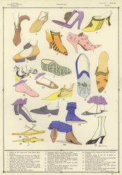 コスチューム・フェミニン・モンディアル（カラーリトグラフ）