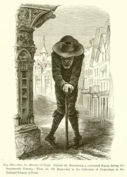 パリのミラクル通り。 Talebot the Hunchback、17世紀に有名な野営地
