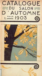 1903年、パリのグランパレで開催されたサロンdAutomneのカタログの表紙