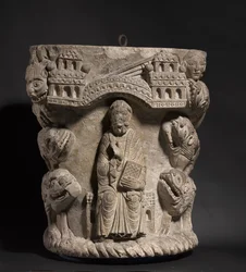 ダニエルとライオンの穴、c.1125-1150