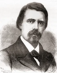 デビッド・エドワード・ヒューズ、1870年頃に出版された『Les Merveilles de la Science』より（エングレービング