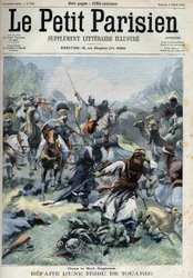アルジェリア南部でトゥアレグ族をフランス軍と戦わせた（"Le petit Parisien "より）。