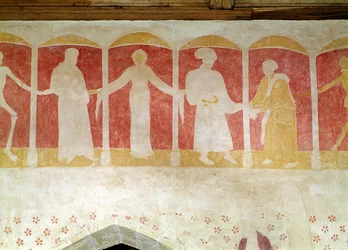 死のダンスの詳細、1460年頃