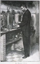 1894年10月1日、La Revue IllustreのDr. Pierre Emile Roux（1853-1933）