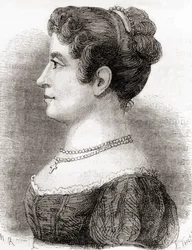 エリサ・ガルネラン、1870年頃に出版された「Les Merveilles de la Science」（リトグラフ）より