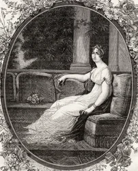 ルイ・ブラン作「革命フランチャイズの歴史」からジョセフィーヌ皇后（1811-82）