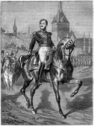 ジャン・ラップ将軍（1771～1821年）の騎馬像 - Jean comte Rapp General francais（1772～1821年） - Adolphe Thiers著「Histoire de l
