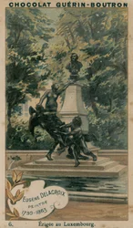 ユージーン・ドラクロワ、画家、1799-1863、ルクセンブルクのエリジー