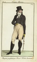 棍棒を持ったファッショナブルな男やインクロイヤブル