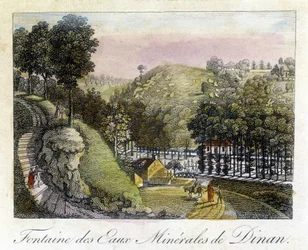 ディナンのミネラルウォーターの噴水