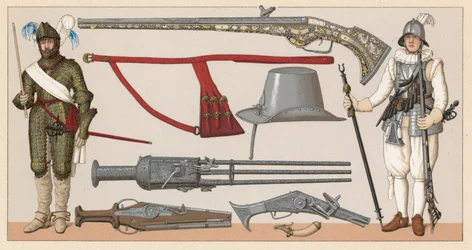 フランスXVI-XVIIthセントコスチューム