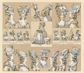 フランスXVIIIthセントコスチューム